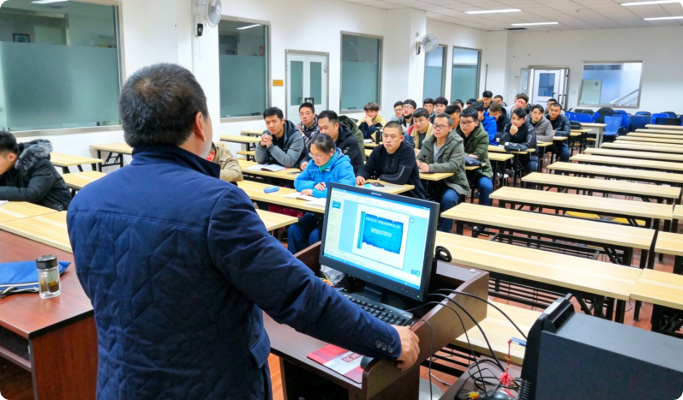 雄厚师资团队 精细化教学管理